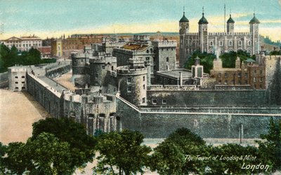 The Tower of London & Mint, London by Unbekannt