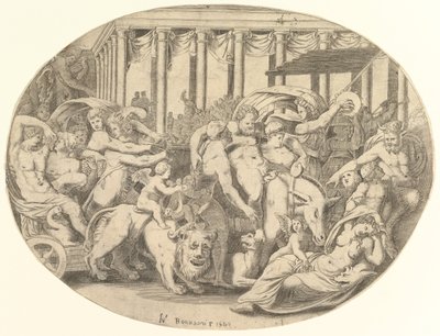 The Triumph of Bacchus by Unbekannt