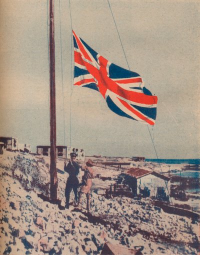 The Union Jack Flies Over Tobruk by Unbekannt