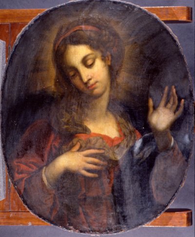 The Virgin Annunciate by Unbekannt