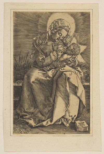 The Virgin Nursing the Christ Child by Unbekannt