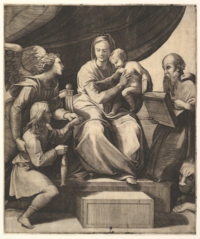 The Virgin of the Fish, ca. 1515-27 by Unbekannt