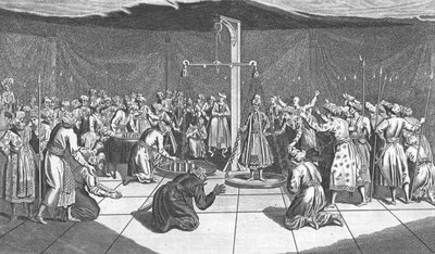 The Weighing of the Great Mogul, 1782 by Unbekannt