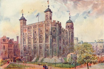 The White Tower, Tower of London, 1906 by Unbekannt