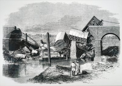 The Aftermath of a Major Train Accident by Unbekannt