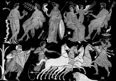 The Death of Hippolytus by Unbekannt
