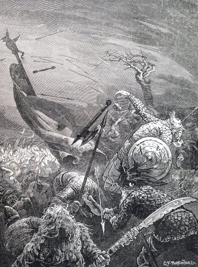 The Death of King Harold Godwinson by Unbekannt