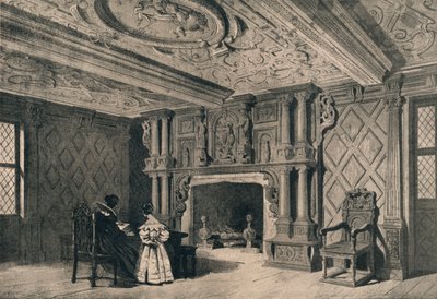 The drawing-room, Park Hall, Shropshire by Unbekannt