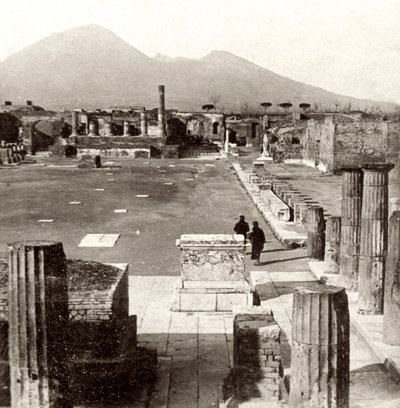 The forum of Pompeii, Italy, 1894 by Unbekannt