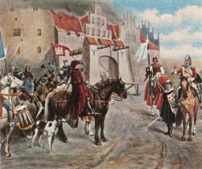 The Handing Over of Bergedorf, 1420 by Unbekannt