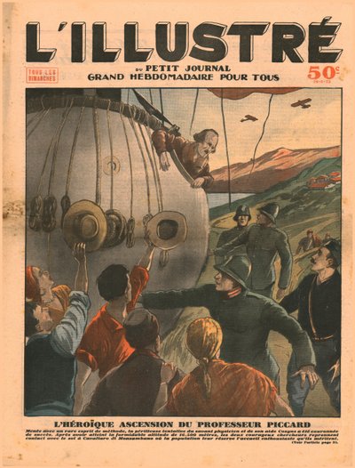 The heroic ascent of Professor Piccard by Unbekannt