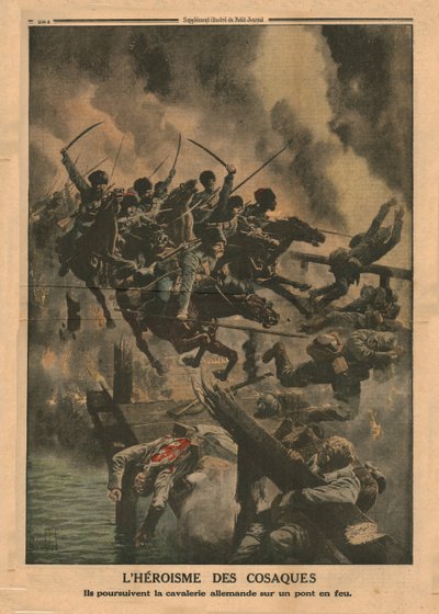 The Heroism of the Cossacks, 1915 by Unbekannt