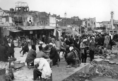 The market, Beirut, Lebanon, c1920s-c1930s by Unbekannt