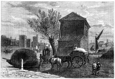 The old Horseferry, London, c1800 by Unbekannt