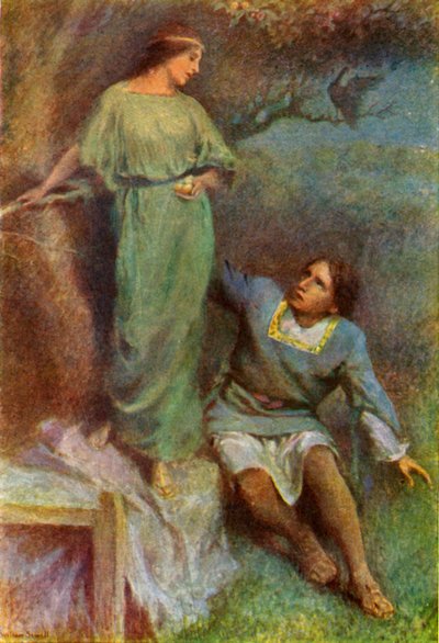 The Pea-Hen Instantly Turned into a Maiden by Unbekannt