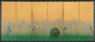 The Plain of Musashi, ca 1760 by Unbekannt