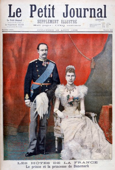 The Prince and Princess of Denmark, 1896 by Unbekannt