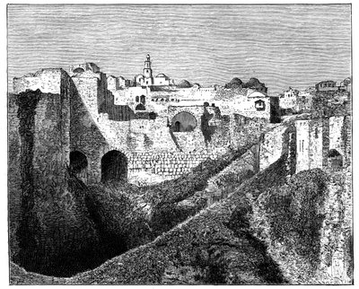 The southern ramparts of Jerusalem by Unbekannt