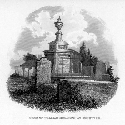 The Tomb of William Hogarth at Chiswick by Unbekannt