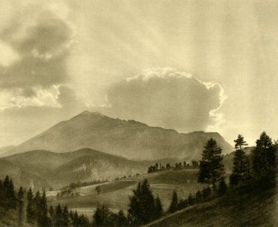 The Ötscher, Lower Austria by Unbekannt