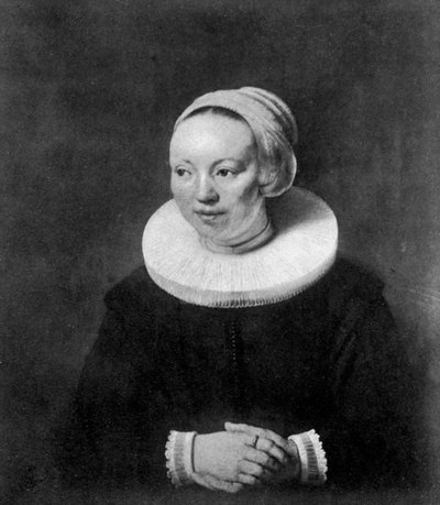 The wife of Nicolas Berghem by Unbekannt