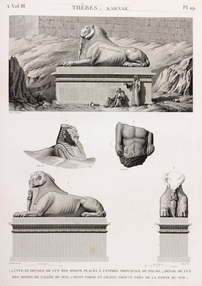 Thebes: Karnak by Unbekannt