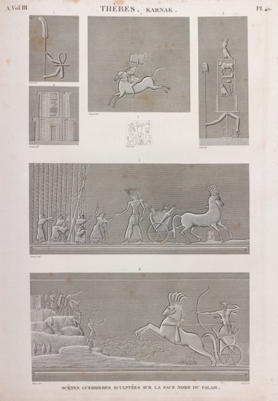 Thebes: Karnak by Unbekannt