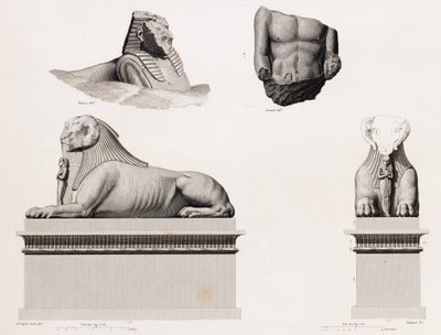 Thebes: Karnak (close up) by Unbekannt