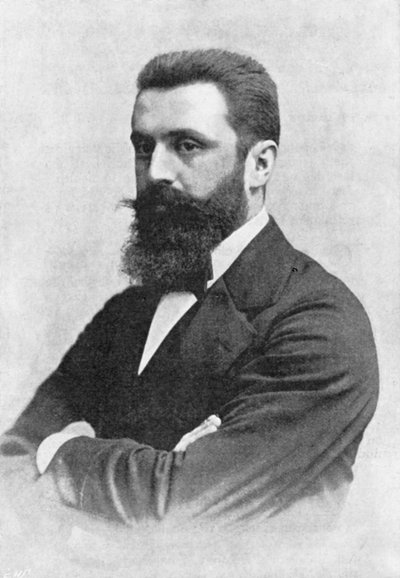 Theodor Herzl, Zionist leader by Unbekannt