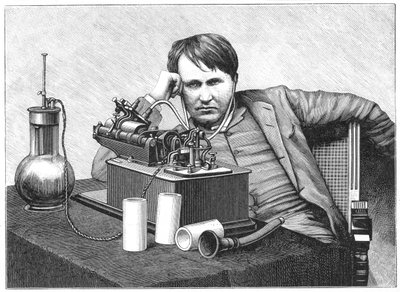 Thomas Alva Edison by Unbekannt