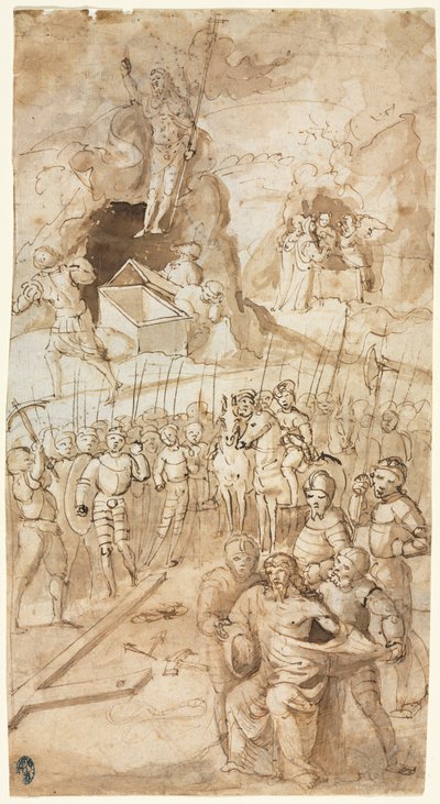Three Scenes from the Passion of Christ, 1500s by Unbekannt