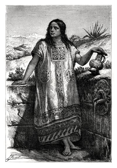 Toltec girl, Mexico by Unbekannt