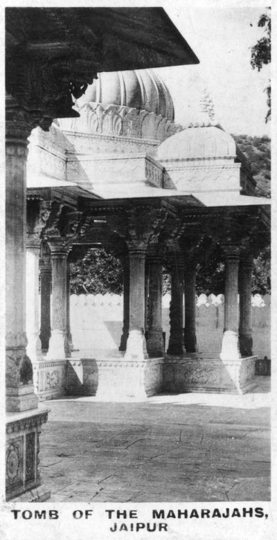 Tomb of the Maharajahs, Jaipur, Rajasthan, India, c1925 by Unbekannt