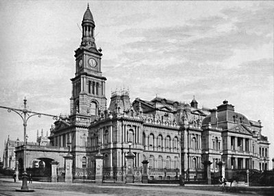 Town Hall, Sydney, c1900 by Unbekannt