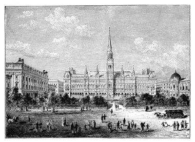 Town Hall, Vienna, Austria by Unbekannt