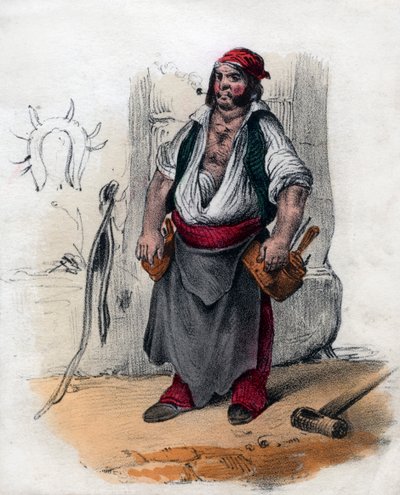 Tradesman, 19th century by Unbekannt