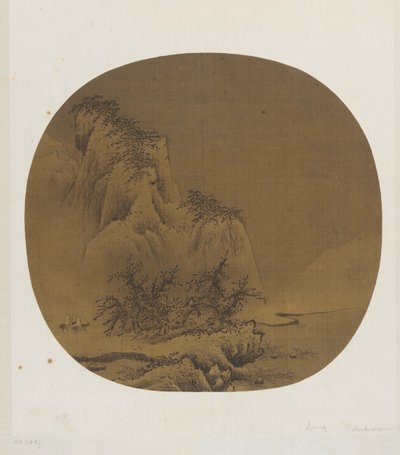 Travelers in Snowy Mountains, 12th-13th Century by Unbekannt