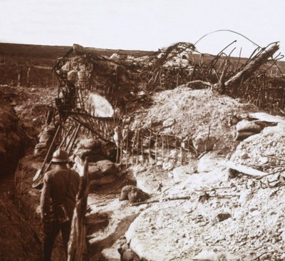 Trenches, Mont Haut, northern France, c1914-c1918 by Unbekannt