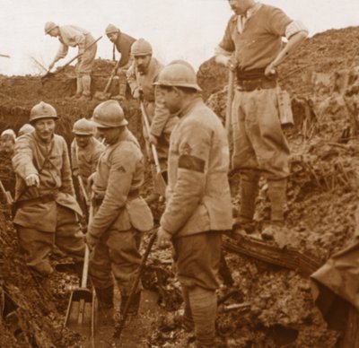 Trenches, Quennevières, Northern France, c1914-c1918 by Unbekannt