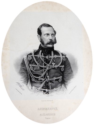 Tsar Alexander II of Russia by Unbekannt