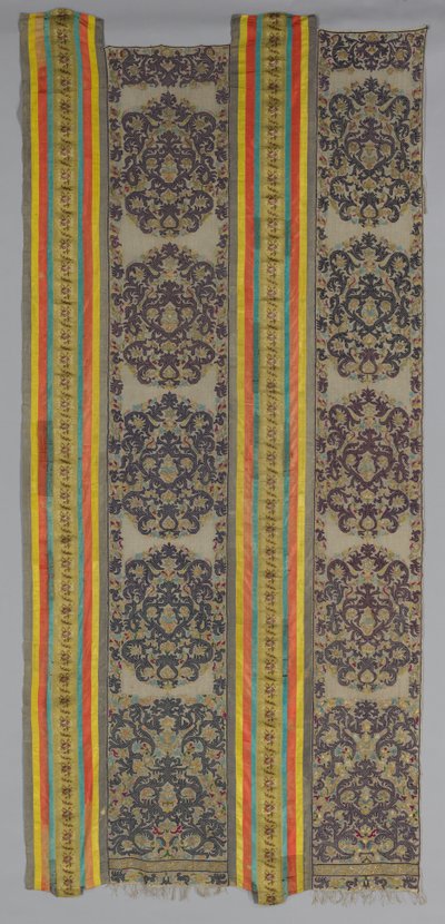 Two Parts of a Curtain, 1700s by Unbekannt