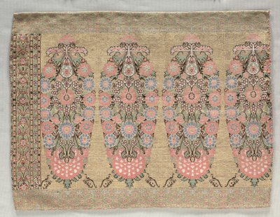 Two Pieces from a Scarf by Unbekannt
