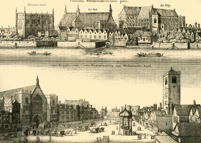 Two Views of Westminster, 1881 by Unbekannt