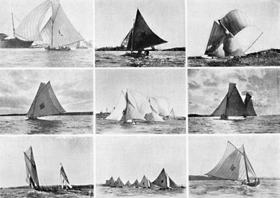 Typical Sydney Harbour Yachting Scenes, c. 1900 by Unbekannt