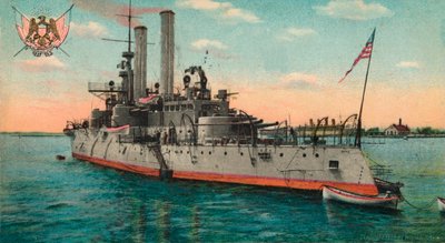 US Battleship Iowa, c1908 by Unbekannt