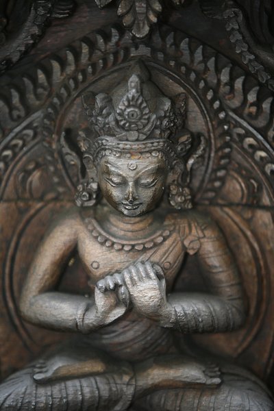 Vairochana, fifth Buddha, Kathmandu, Nepal by Unbekannt
