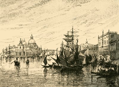 Venice: View from the Riva Degli Schiavoni, 1890 by Unbekannt