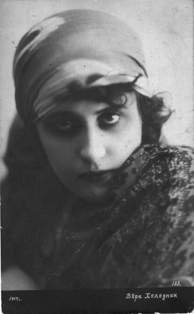 Vera Kholodnaya, Russian Silent Film Actress, 1916 by Unbekannt
