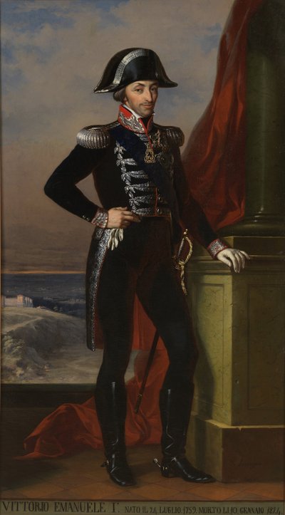 Victor Emmanuel I of Sardinia 1759-1824 by Unbekannt