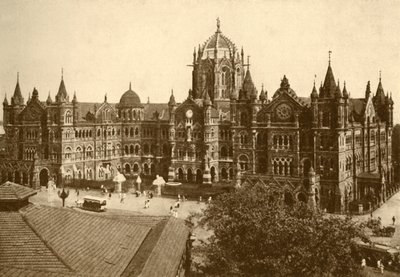 Victoria Station, Bombay, 1930 by Unbekannt